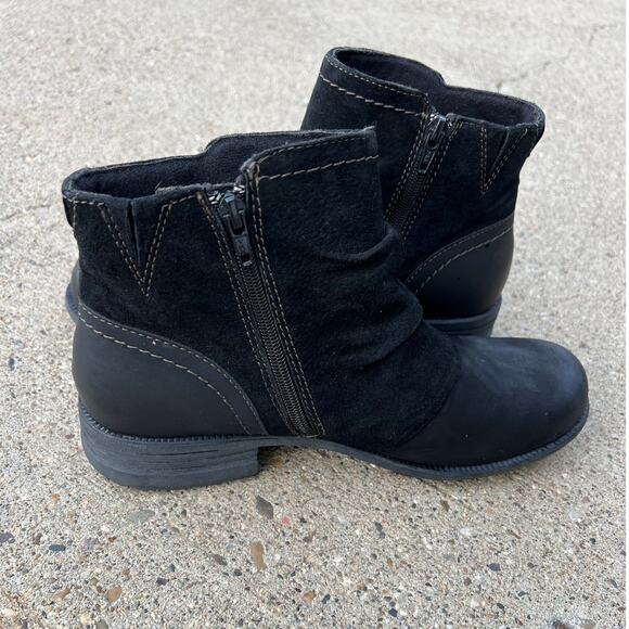 Earth Orgins Phoenix Boot, black leather, women's size 10 - Picture 3 of 12